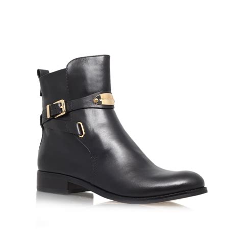 michael kors arley leather boot black|Arley Leather Ankle Boot .